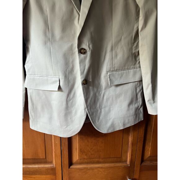 NWT J. Crew Men's Slim-Fit Thompson Performance Suit Jacket Sandy Dune Size 38R - Picture 4 of 14